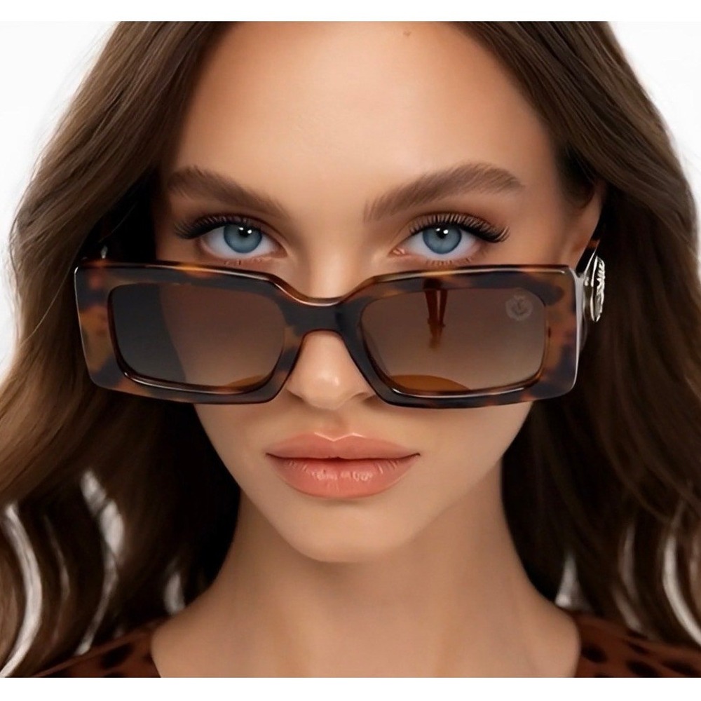 Sunglasses Men Women Sunglasses Tortoise Square Shades Hip Hop Style Classic